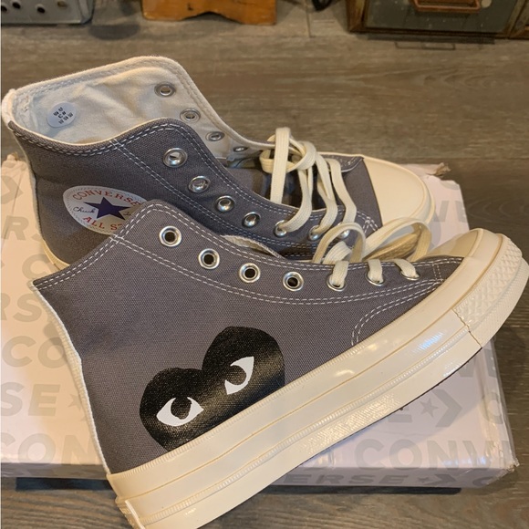 Comme de Garçon high tops, gray, size 6 women’s - Picture 4 of 5